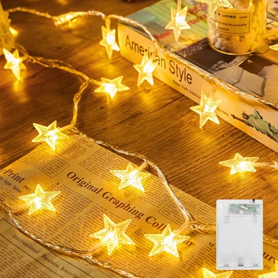 Minetom Star String Lights Battery Operated, thumbnail 4