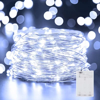 Minetom 33FT 100LED Fairy Lights Battery Operated, thumbnail 1