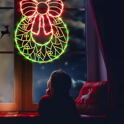 Minetom Christmas Window Silhouette Light Decoration, thumbnail 2