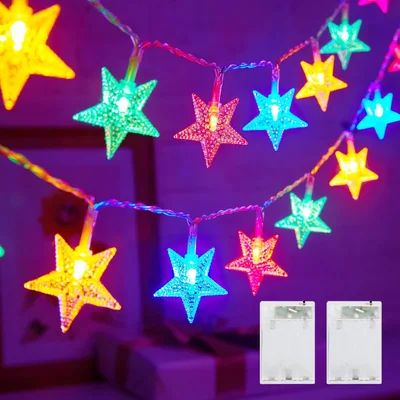 Minetom Star String Lights Battery Operated, thumbnail 1