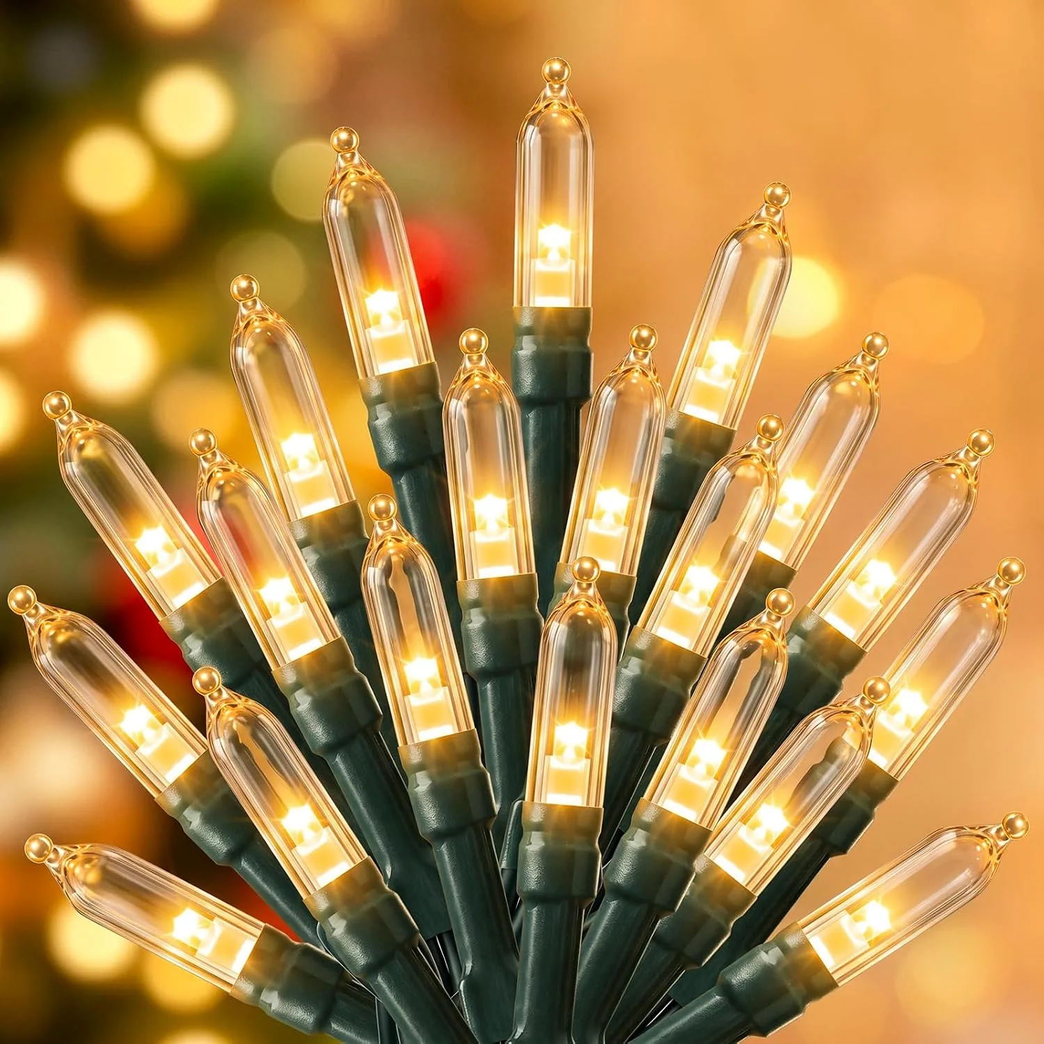 Minetom LED Christmas Lights for Indoor, Warm White, 200 LED, photo 4