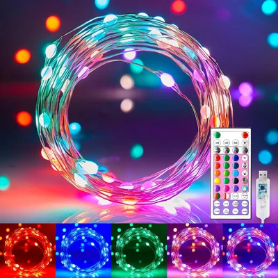 Minetom Color Changing Fairy Lights Plug, thumbnail 3