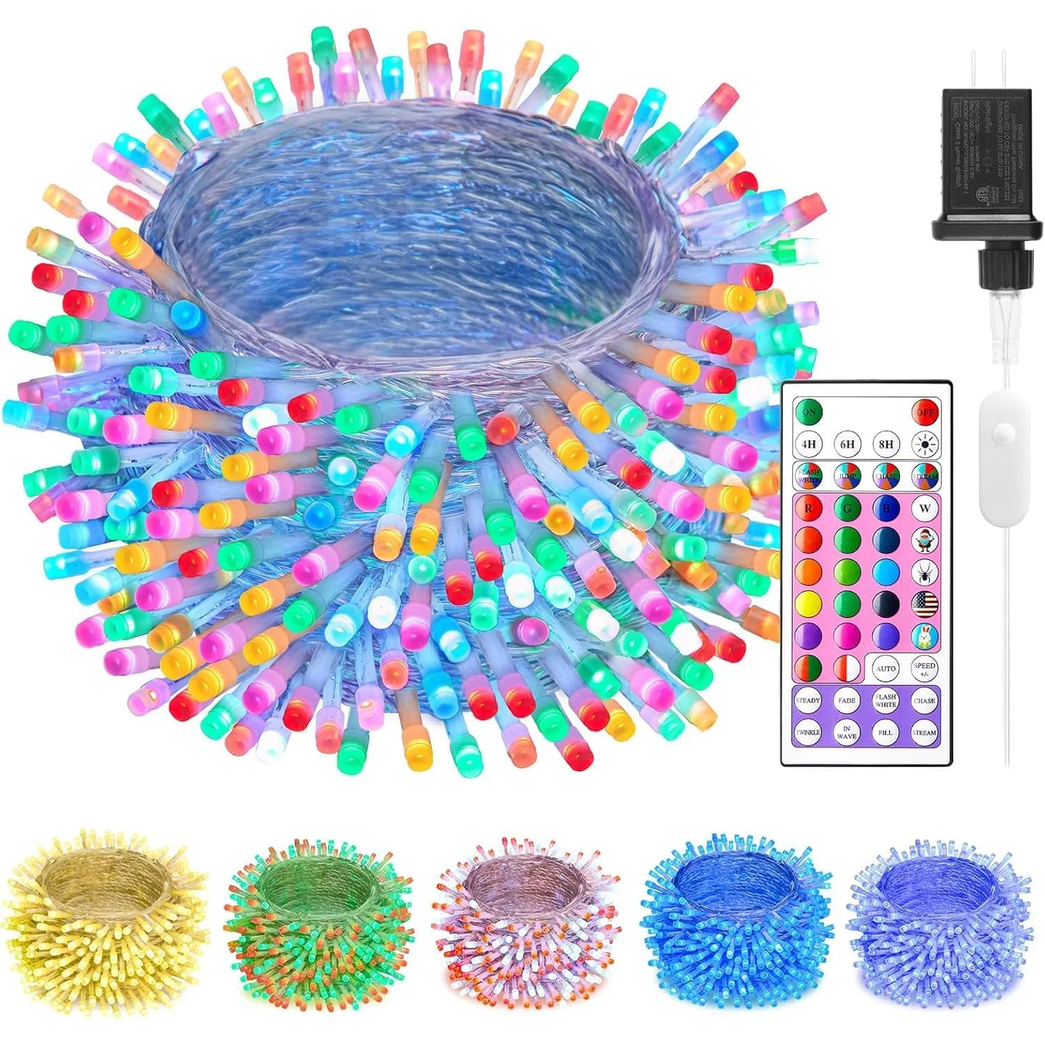 Minetom Color Changing String Lights, 66 Ft, photo 5