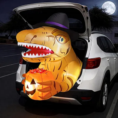 Minetom 3.44 FT Trunk or Treat Car Decorations Kit with 4 LEDs for Car, thumbnail 2