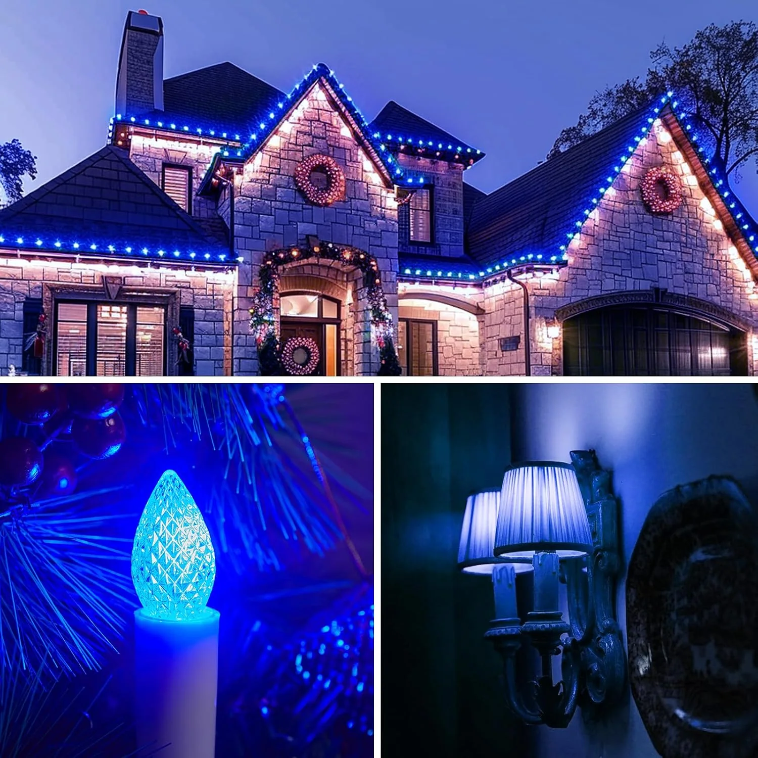 Minetom 25 Pack C7 LED Christmas Lights Bulbs, photo 3