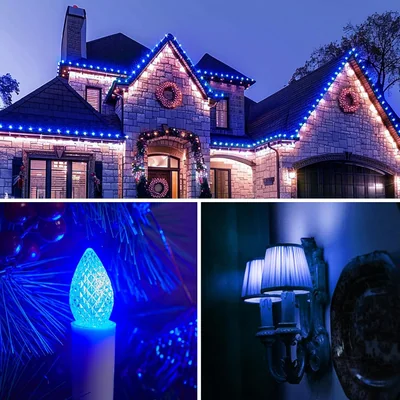 Minetom 25 Pack C7 LED Christmas Lights Bulbs, thumbnail 3