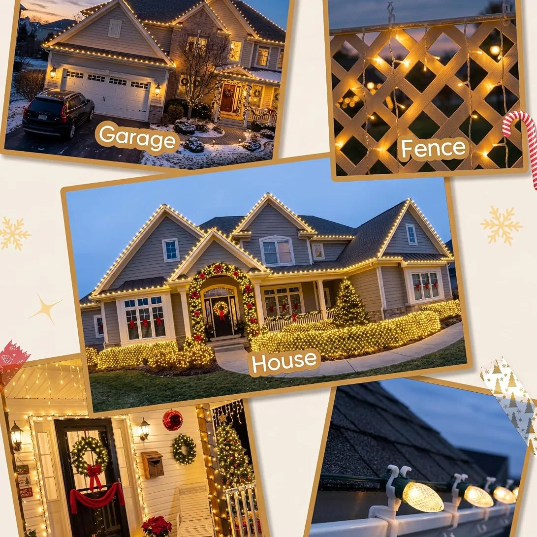 Minetom Christmas Light Clips, photo 2