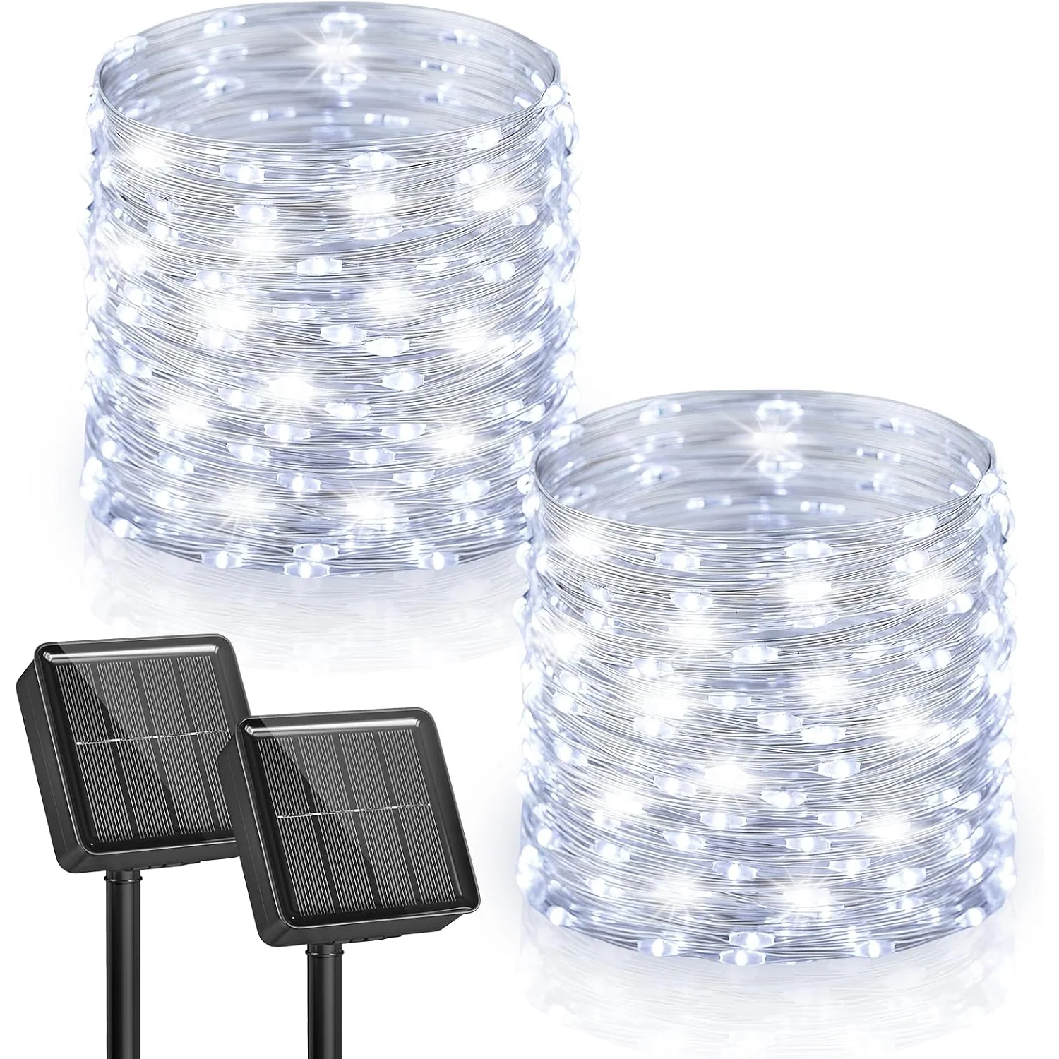 Minetom Solar Fairy Lights, Cool White, 2 Pack, photo 6