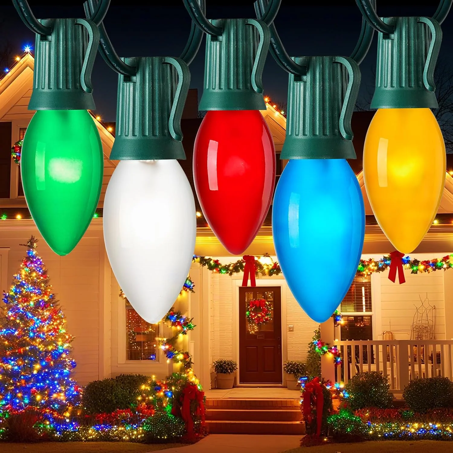 Minetom Multicolor C9 Christmas Lights, photo 1