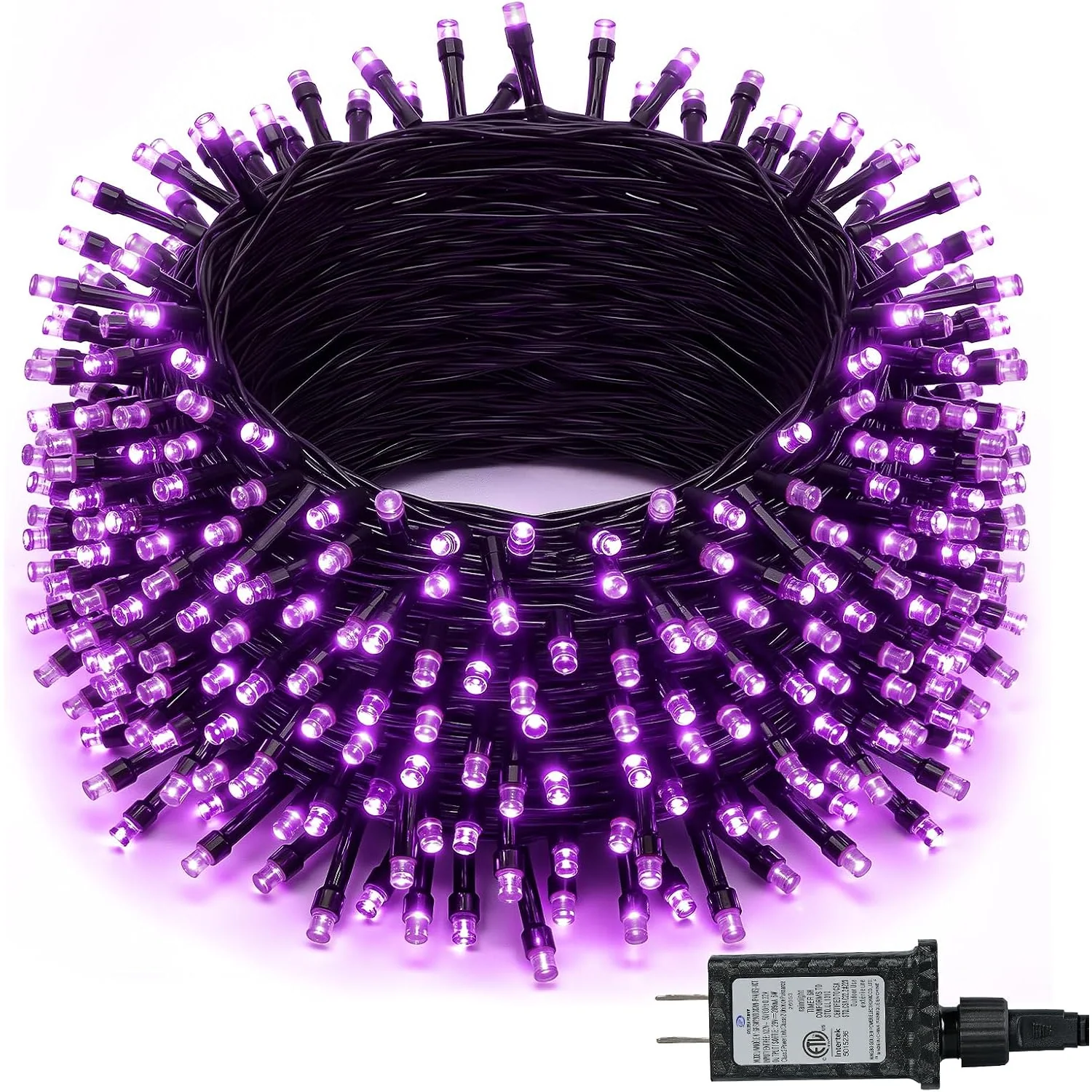 Minetom 200 LED Halloween String Lights 66FT Outdoor Halloween Lights, Purple, 200 LED, photo 2