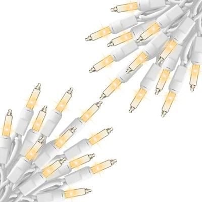 Minetom Clear Christmas String Lights 100 Count 20 Feet Incandescent Bulb, thumbnail 2