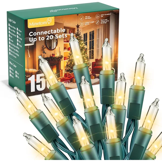 Minetom LED Warm White Christmas String Lights