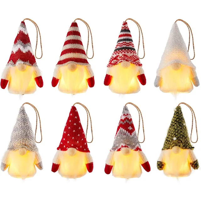 Minetom Gnome Christmas Ornaments
