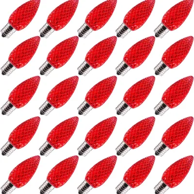 Minetom C9 LED Replacement Christmas Light Bulbs, thumbnail 8