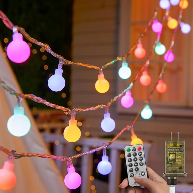 Minetom Patio, Globe & Rope Lights