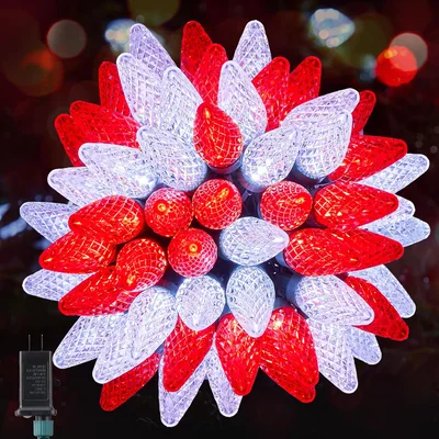 Minetom C9 Christmas Lights Outdoor, 72 FT 110 LED C9 String Lights, thumbnail 5