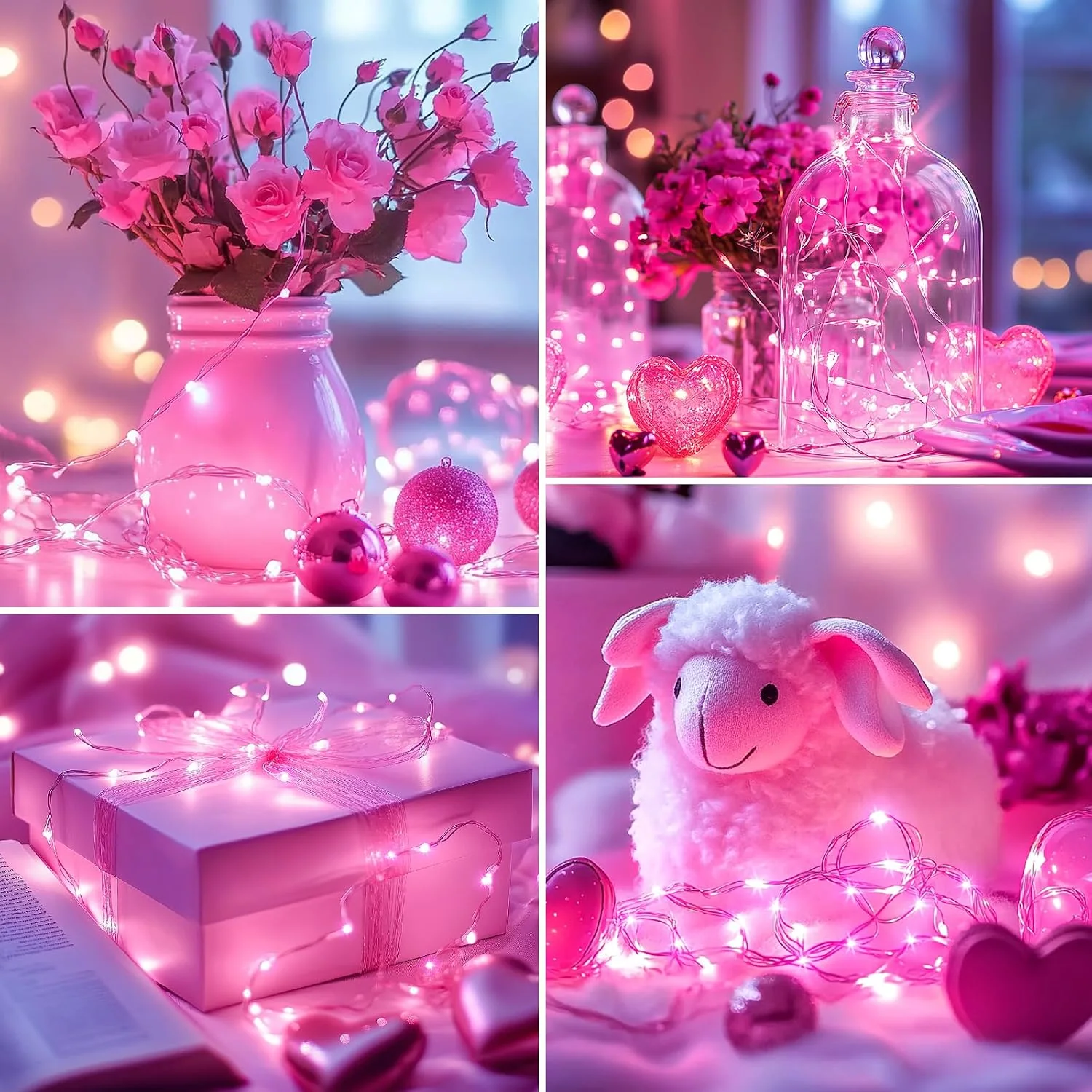 Minetom 5 Pack Fairy Lights Battery Operated, photo 2