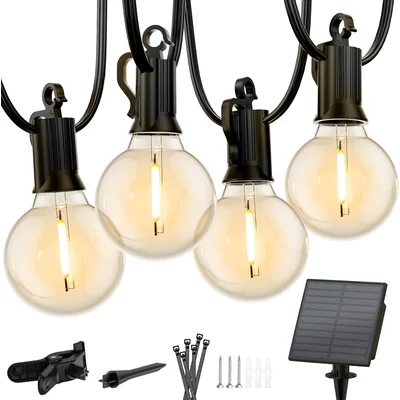 Minetom 100FT Solar String Lights Outdoor Waterproof, thumbnail 7
