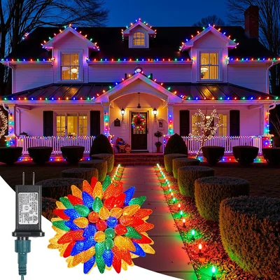 Minetom C9 Christmas Lights Outdoor, 85FT 110LED String Lights with 8 Lighting, thumbnail 4