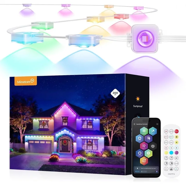 Minetom Permanent Outdoor Lights