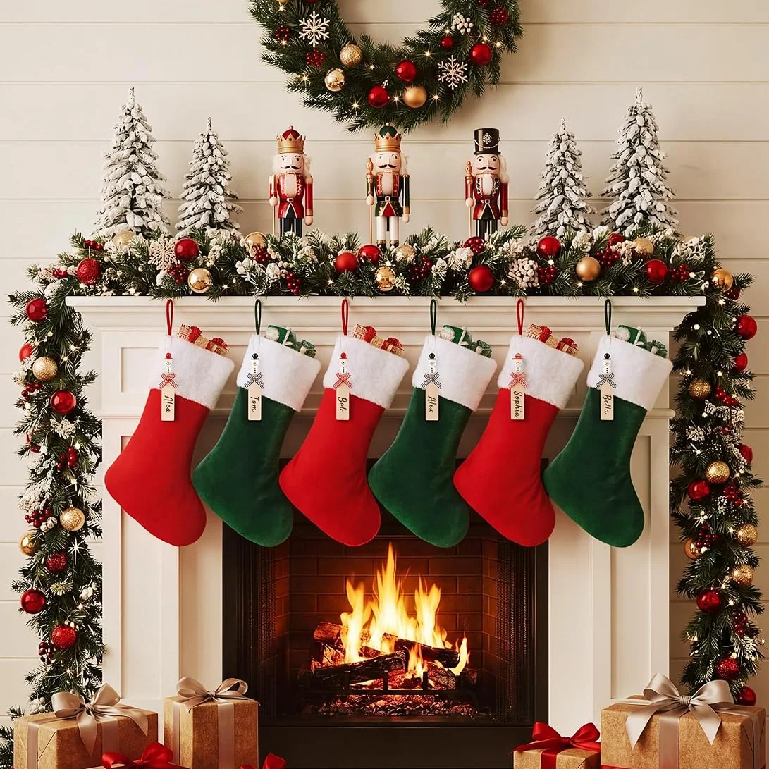 Minetom 6 Pack Christmas Stockings, photo 3