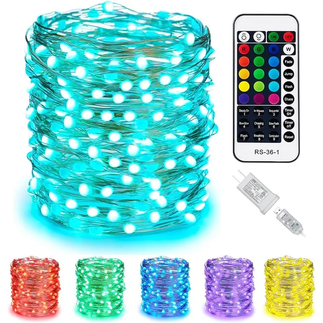 Minetom Color Changing Fairy String Lights