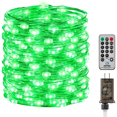 Minetom 66FT 200 LED Fairy Lights Plug in with Remote, thumbnail 6