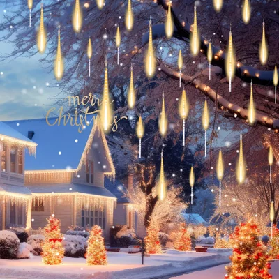 Minetom Meteor Shower Lights Outdoor, thumbnail 2