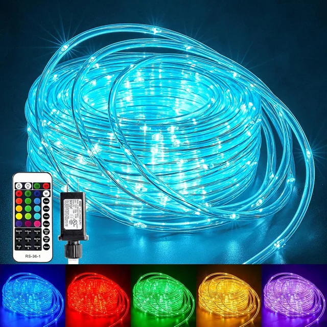 Minetom Color Changing Rope Lights Outdoor