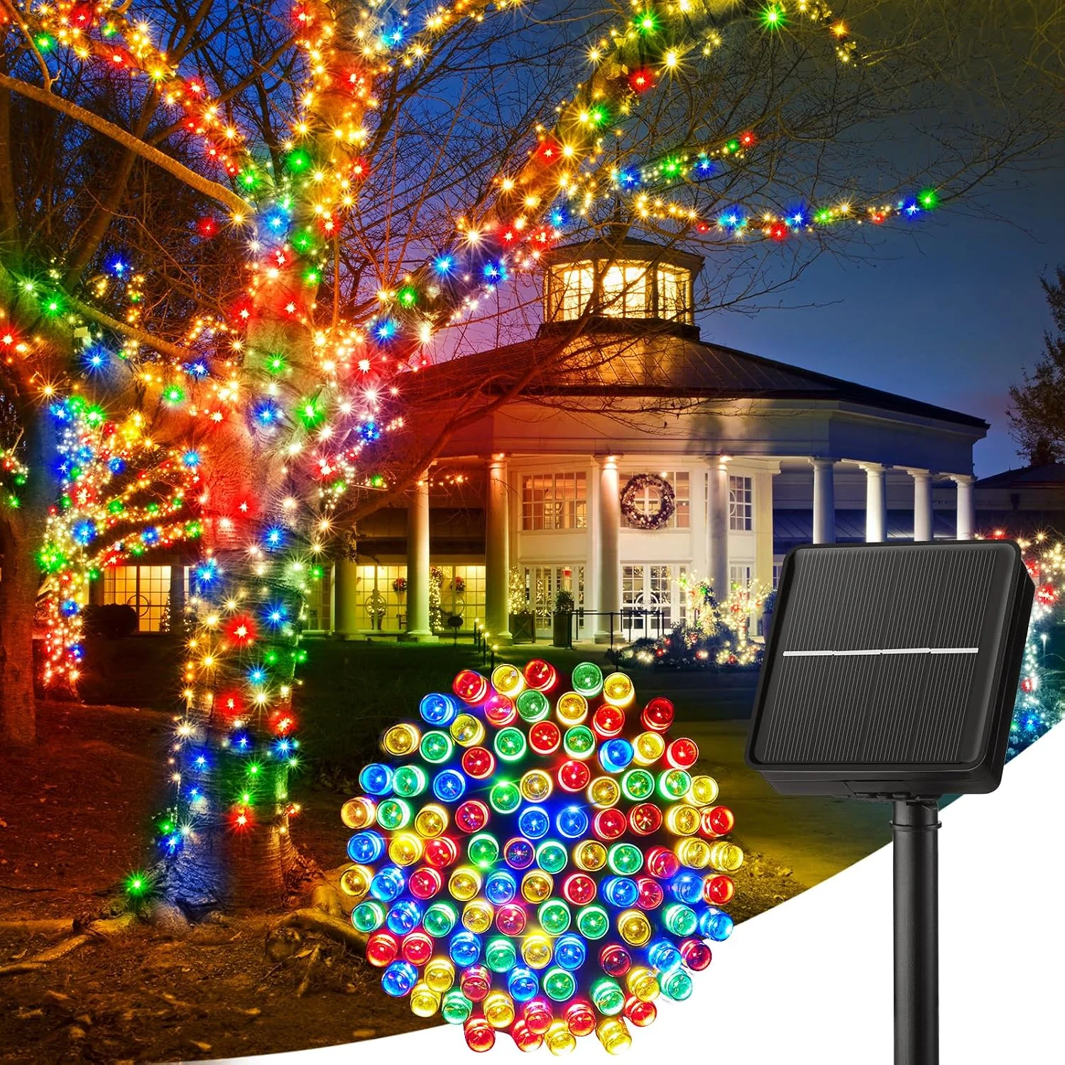 Minetom Solar Halloween Lights Outdoor, Multicolor, 40 FT 1Pack, photo 14