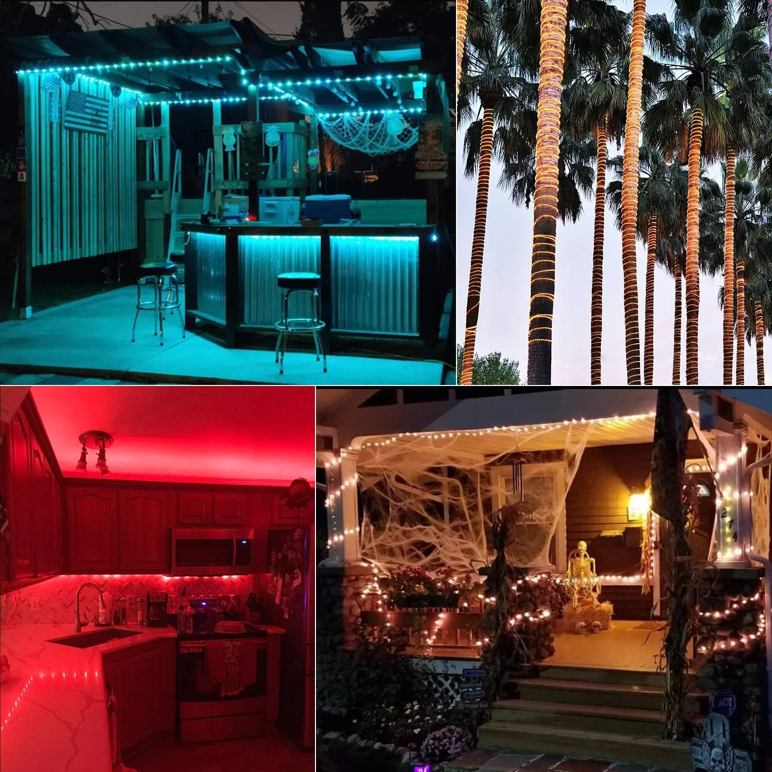 Minetom Color Changing Rope Lights Outdoor, photo 3