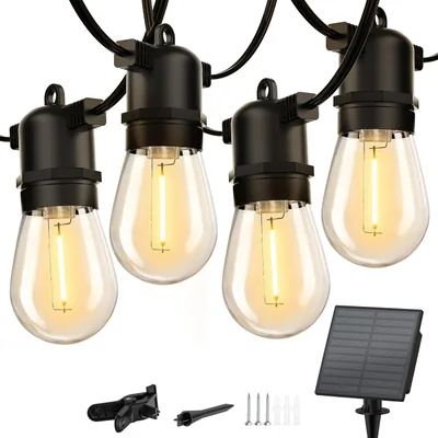 Minetom 100FT Solar String Lights Outdoor Waterproof, thumbnail 6