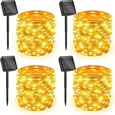 Minetom Solar String Lights for Outside, thumbnail 3