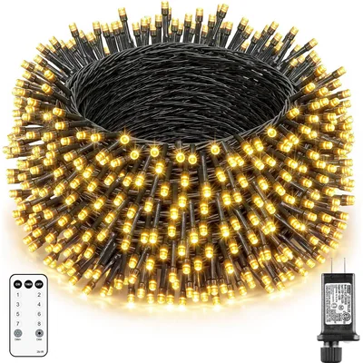 Minetom Red Green White Christmas Lights, thumbnail 4