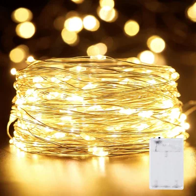Minetom 33FT 100LED Fairy Lights Battery Operated, thumbnail 2