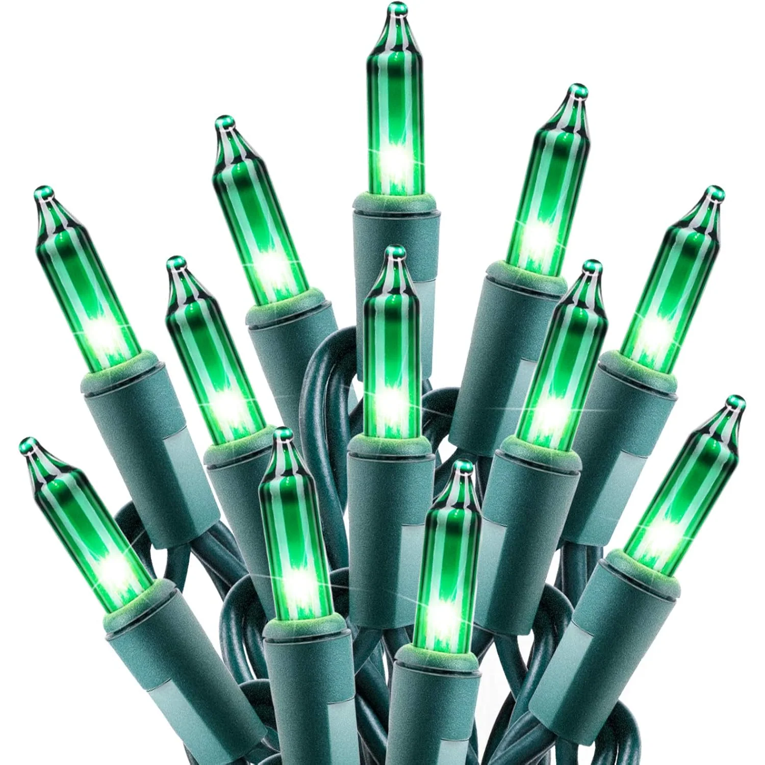 Minetom RGB Color Changing Smart LED Christmas String Lights 100 Count 33Ft, Green, 100 Count, photo 12