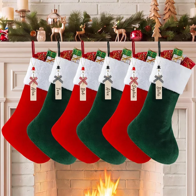 Minetom 6 Pack Christmas Stockings