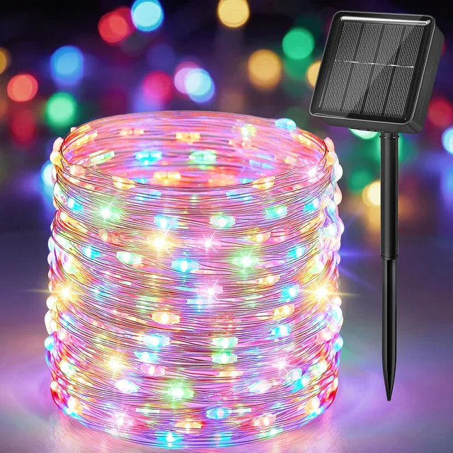 Minetom Solar String Lights for Outside