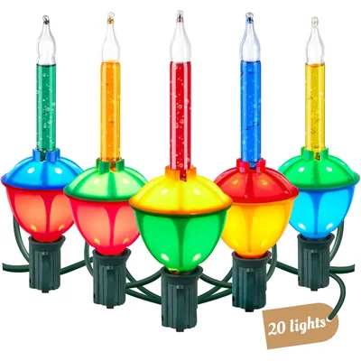 Minetom Christmas Bubble String Lights, 20.5FT Bubble Light, thumbnail 1