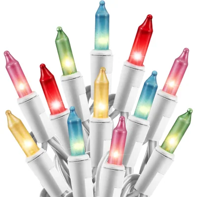 Minetom Clear Christmas String Lights 100 Count 20 Feet Incandescent Bulb, thumbnail 4