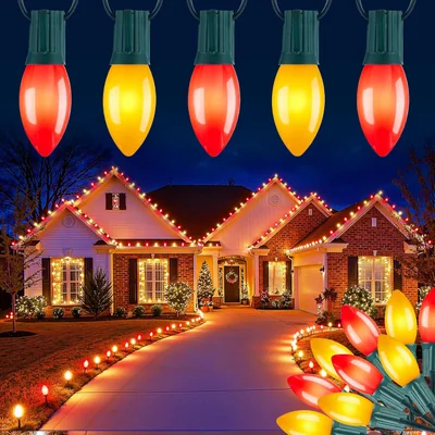 Minetom Vintage C9 LED Christmas Lights Outdoor, thumbnail 2