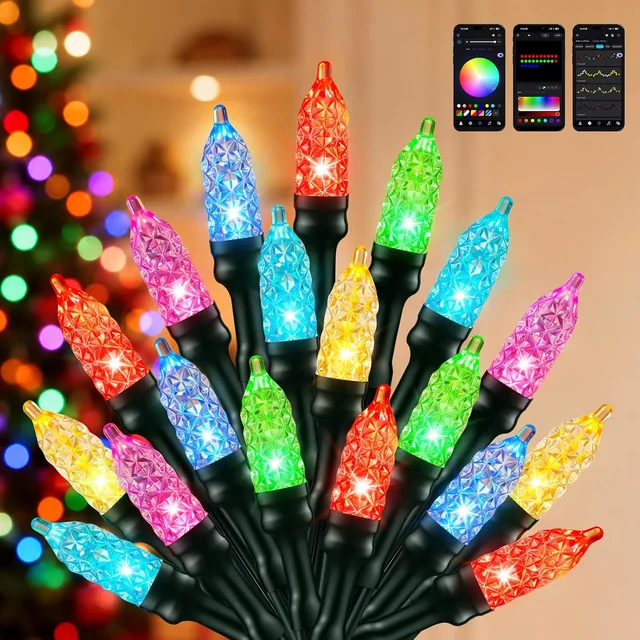 Minetom 99FT 300-Count Smart LED Christmas Mini String Lights