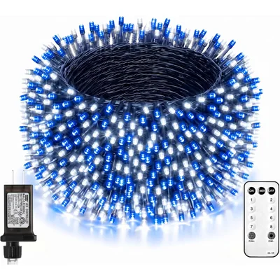 Minetom Red Green White Christmas Lights, thumbnail 7
