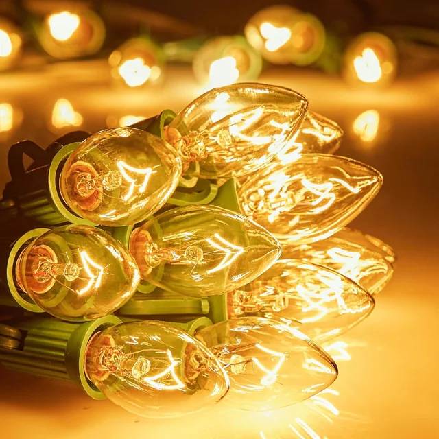 Minetom Vintage Christmas Lights