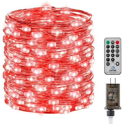 Minetom 66FT 200 LED Fairy Lights Plug in with Remote, thumbnail 8