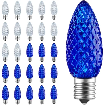 Minetom C9 LED Replacement Christmas Light Bulbs, thumbnail 10