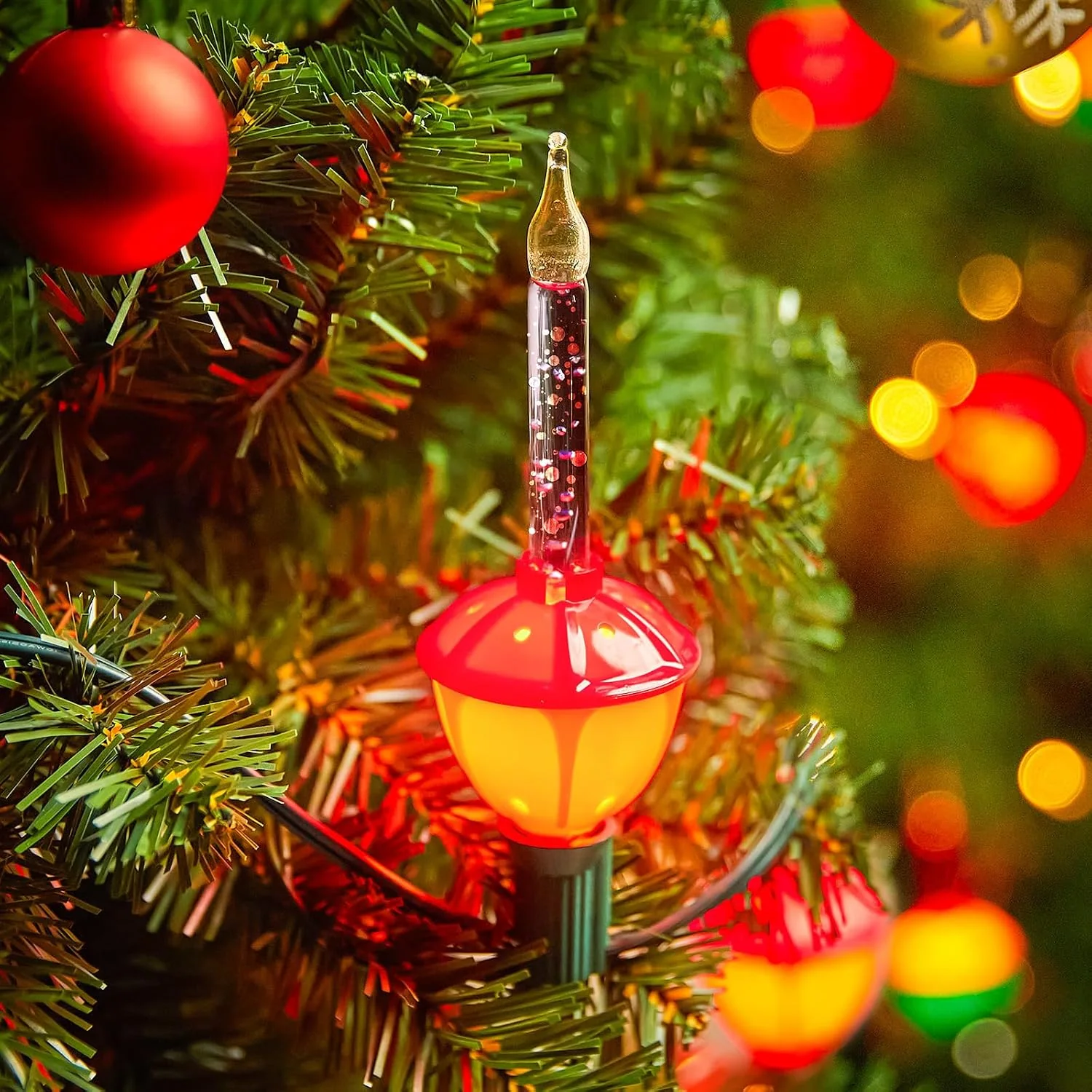 Minetom Christmas Bubble String Lights, 9.5FT Vintage Christmas Light, photo 3