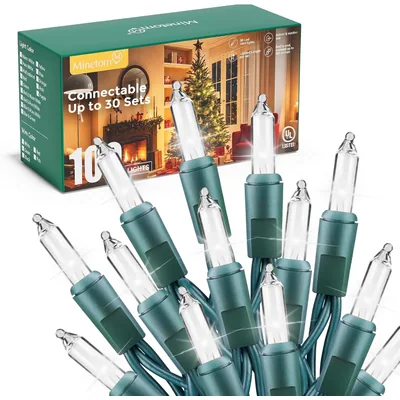 Minetom LED Clear Christmas String Lights, thumbnail 10