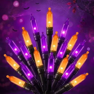 Minetom Orange Halloween String Lights Outdoor, thumbnail 9