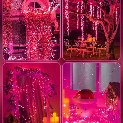 Minetom Fairy Lights Battery Operated, Twinkle String Lights 5ft 60LED, thumbnail 2